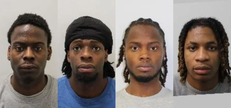Four UK-Based Nigerians, Gang Members Sentenced to 55 Years for Armed Robbery