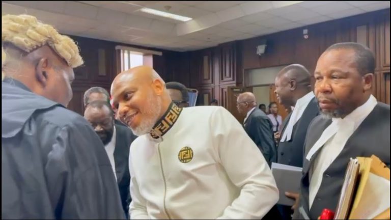Nnamdi Kanu Blasts Court Proceedings: ‘The Judgment Is Complete Rubbish’ (Video)