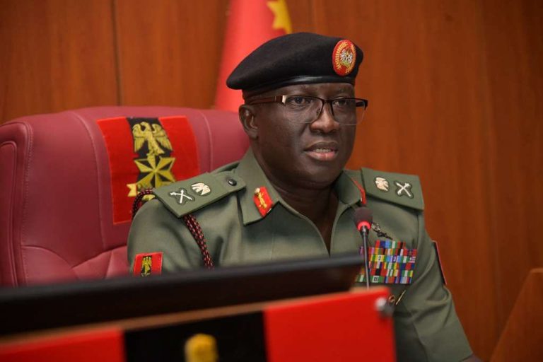 Army Chief Commands Troops to Clamp Down on Crime Across Their Areas of Responsibility