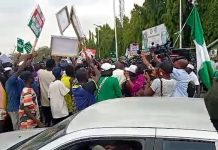 Abuja Streets Witness Commencement of National Assembly Occupation Protest