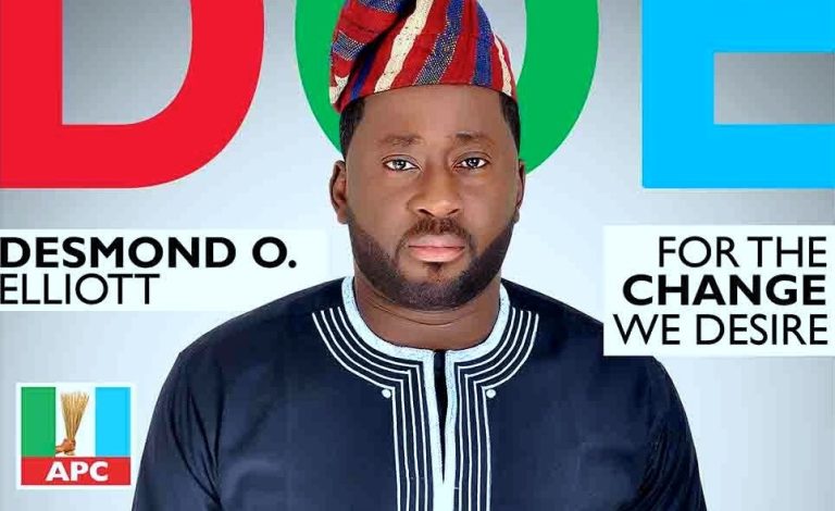 Desmond Elliot Declares Re-Election Bid For Lagos Assembly