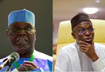 Release El-Rufai immediately – Atiku tells Tinubu, ICPC