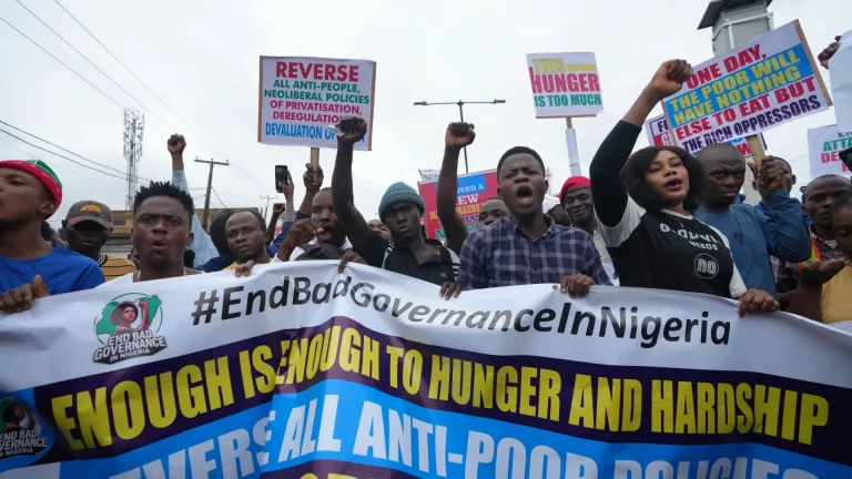 End Bad Governance: Protest breaks out in Lagos over hardship, insecurity