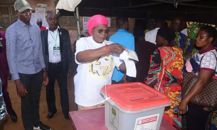 Ekiti deputy governor, Afuye votes as polling exercise continues